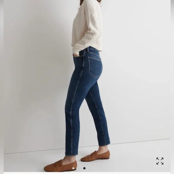 NWT Madewell Curvy Stovepipe Tall Jeans - Picture 3 of 7